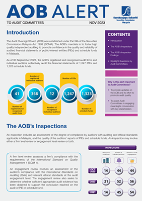 AOB Alert - Audit Oversight | Securities Commission Malaysia